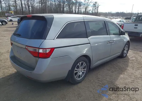 2012 Honda Odyssey Ex from USA, damaged, VIN 5FNRL5H43CB036497